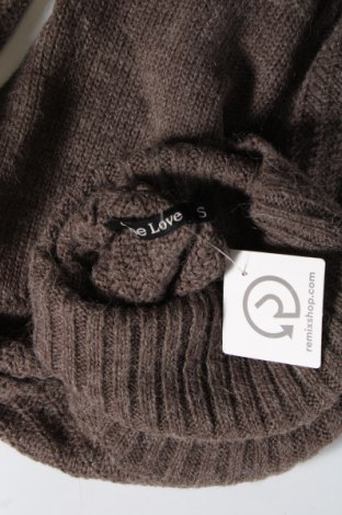 Дамски пуловер One Love, Размер S, Цвят Кафяв, Цена 10,15 лв.