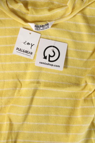 Дамски пуловер Pull&Bear, Размер M, Цвят Жълт, Цена 20,70 лв.