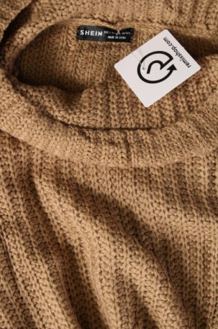 Γυναικείο πουλόβερ SHEIN, Μέγεθος L, Χρώμα Καφέ, Τιμή 5,38 €