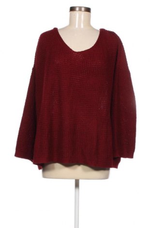 Γυναικείο πουλόβερ SHEIN, Μέγεθος 3XL, Χρώμα Κόκκινο, Τιμή 7,18 €