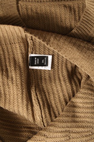 Γυναικείο πουλόβερ SHEIN, Μέγεθος 3XL, Χρώμα  Μπέζ, Τιμή 6,10 €