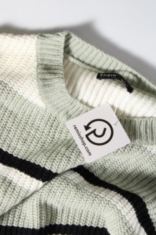 Дамски пуловер SHEIN, Размер L, Цвят Зелен, Цена 7,54 лв.