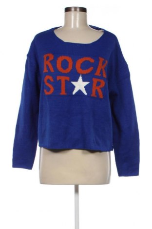 Дамски пуловер SHEIN, Размер M, Цвят Син, Цена 7,25 лв.