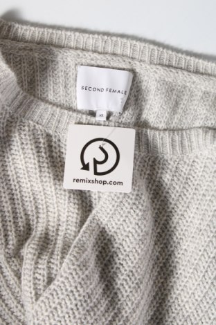 Γυναικείο πουλόβερ Second Female, Μέγεθος XS, Χρώμα Γκρί, Τιμή 9,53 €