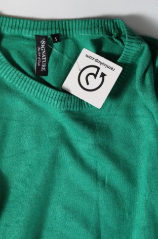 Damski sweter Signature, Rozmiar S, Kolor Zielony, Cena 66,67 zł