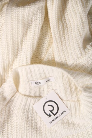 Γυναικείο πουλόβερ Sinsay, Μέγεθος L, Χρώμα Λευκό, Τιμή 14,84 €