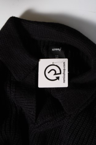 Дамски пуловер Sinsay, Размер XS, Цвят Черен, Цена 9,86 лв.