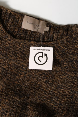 Дамски пуловер Turnover, Размер S, Цвят Кафяв, Цена 11,00 лв.