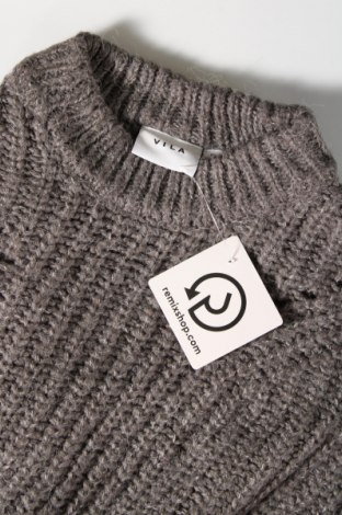 Дамски пуловер VILA, Размер S, Цвят Сив, Цена 6,60 лв.