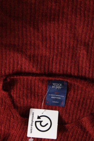 Дамски пуловер Wool & Co, Размер S, Цвят Червен, Цена 13,20 лв.