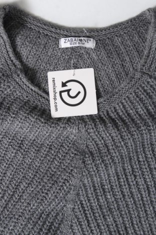 Дамски пуловер Zabaione, Размер S, Цвят Сив, Цена 9,57 лв.