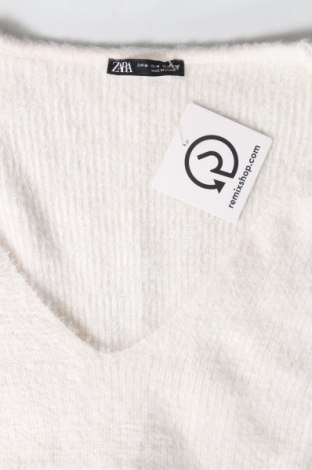 Дамски пуловер Zara Man, Размер M, Цвят Бял, Цена 9,80 лв.