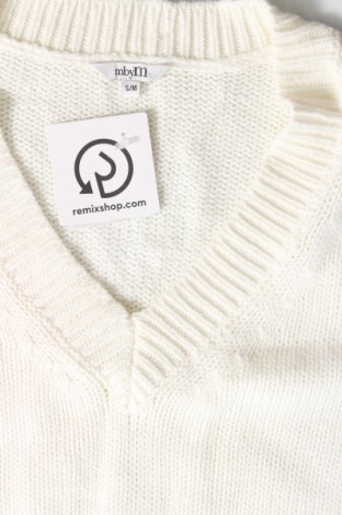 Дамски пуловер mbyM, Размер S, Цвят Бял, Цена 13,20 лв.