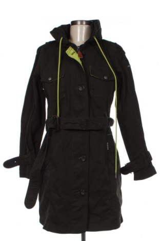 Damen Trenchcoat Khujo, Größe S, Farbe Grün, Preis 13,14 €