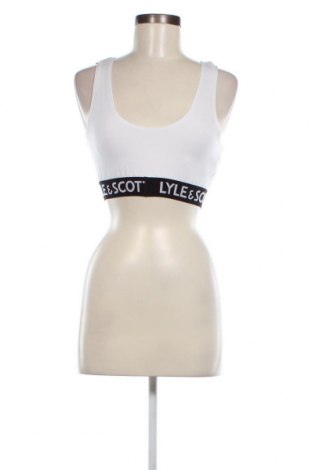 Γυναίκειο αθλητικό τοπ Lyle & Scott, Μέγεθος M, Χρώμα Λευκό, Τιμή 10,18 €