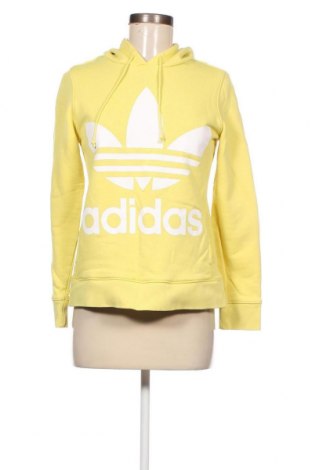 Дамски суичър Adidas Originals, Размер XXS, Цвят Жълт, Цена 27,20 лв.