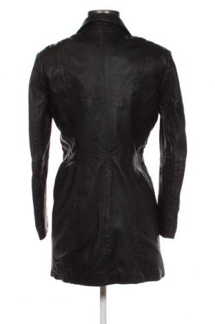 Дамско кожено палто Oakwood, Размер S, Цвят Черен, Цена 124,08 лв.