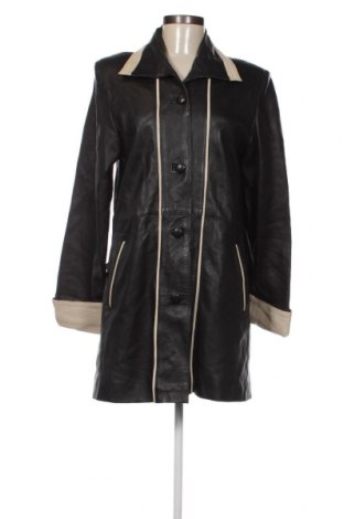 Damen Lederjacke, Größe M, Farbe Schwarz, Preis 37,23 €