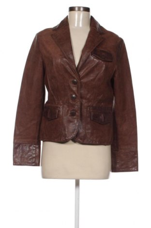 Dámska kožená bunda , Veľkosť M, Farba Hnedá, Cena  24,27 €
