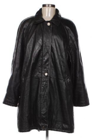 Γυναικείο δερμάτινο μπουφάν, Μέγεθος M, Χρώμα Μαύρο, Τιμή 10,59 €