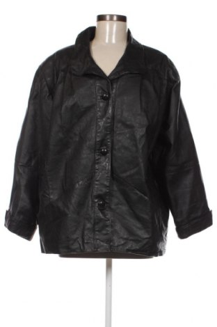 Γυναικείο δερμάτινο μπουφάν, Μέγεθος XL, Χρώμα Μαύρο, Τιμή 13,24 €