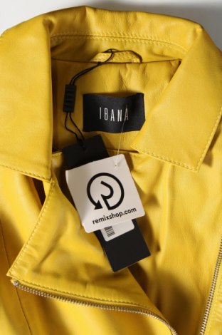 Dámska kožená bunda  Ibana, Veľkosť XS, Farba Žltá, Cena  183,43 €