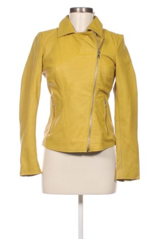 Γυναικείο δερμάτινο μπουφάν Ibana, Μέγεθος XS, Χρώμα Κίτρινο, Τιμή 200,11 €