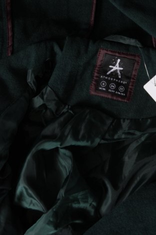 Γυναικείο παλτό Atmosphere, Μέγεθος XS, Χρώμα Πράσινο, Τιμή 19,86 €