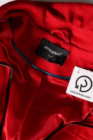 Γυναικείο παλτό Atmosphere, Μέγεθος M, Χρώμα Κόκκινο, Τιμή 19,86 €