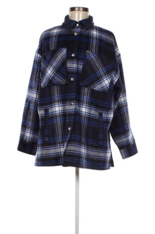 Дамско палто H&M Divided, Размер S, Цвят Син, Цена 32,10 лв.