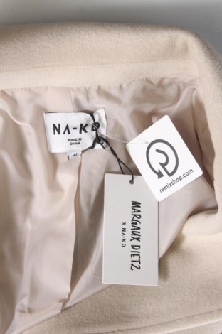 Palton de femei NA-KD, Mărime XL, Culoare Bej, Preț 301,32 Lei