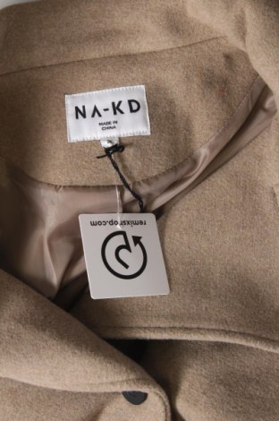 Palton de femei NA-KD, Mărime S, Culoare Bej, Preț 168,74 Lei