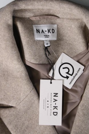 Dámsky kabát  NA-KD, Veľkosť M, Farba Sivá, Cena  32,09 €