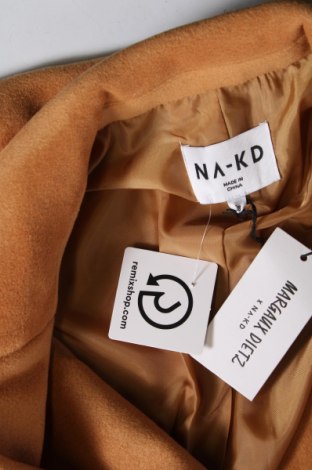 Palton de femei NA-KD, Mărime M, Culoare Maro, Preț 172,90 Lei