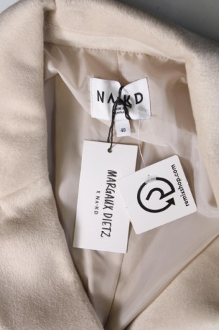 Γυναικείο παλτό NA-KD, Μέγεθος M, Χρώμα  Μπέζ, Τιμή 33,87 €