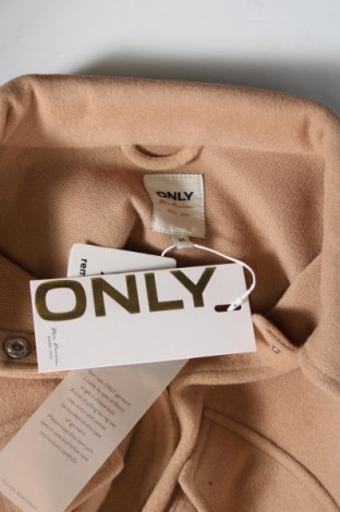 Дамско палто ONLY, Размер XS, Цвят Бежов, Цена 52,25 лв.