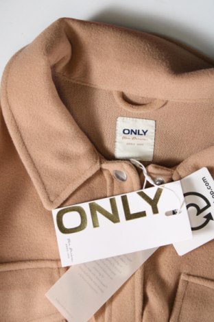 Дамско палто ONLY, Размер M, Цвят Бежов, Цена 52,25 лв.