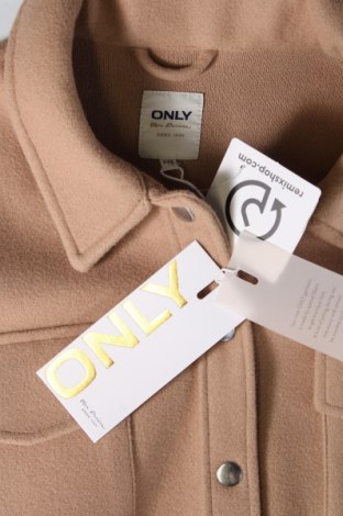 Γυναικείο παλτό ONLY, Μέγεθος XXS, Χρώμα  Μπέζ, Τιμή 16,65 €