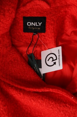Dámsky kabát  ONLY, Veľkosť XS, Farba Červená, Cena  30,34 €