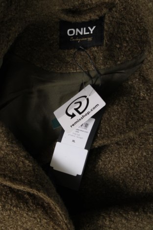 Дамско палто ONLY, Размер XL, Цвят Зелен, Цена 47,96 лв.