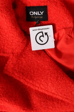 Дамско палто ONLY, Размер L, Цвят Червен, Цена 47,96 лв.