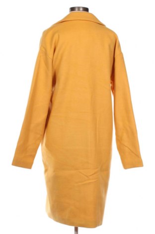 Γυναικείο παλτό Pieces, Μέγεθος L, Χρώμα Κίτρινο, Τιμή 21,91 €