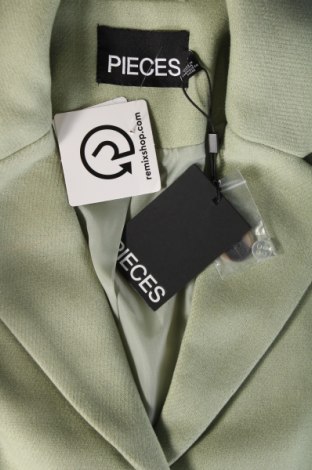 Dámsky kabát  Pieces, Veľkosť S, Farba Zelená, Cena  30,34 €