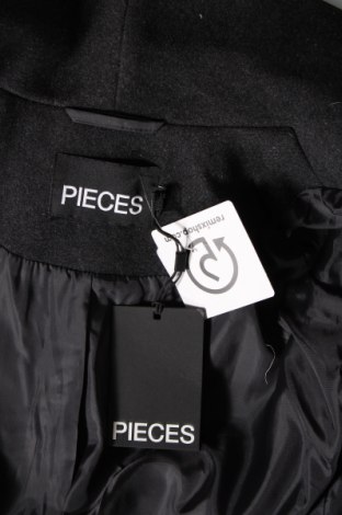 Γυναικείο παλτό Pieces, Μέγεθος XS, Χρώμα Γκρί, Τιμή 18,54 €