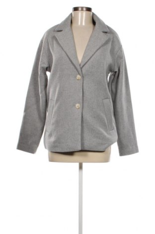 Γυναικείο παλτό Pieces, Μέγεθος S, Χρώμα Γκρί, Τιμή 17,42 €