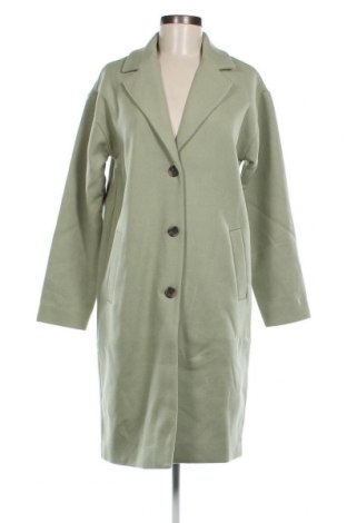 Дамско палто Pieces, Размер M, Цвят Зелен, Цена 47,96 лв.