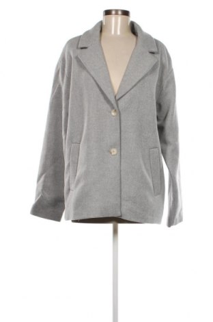 Дамско палто Pieces, Размер XL, Цвят Сив, Цена 67,58 лв.