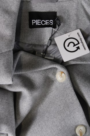 Dámsky kabát  Pieces, Veľkosť L, Farba Sivá, Cena  34,84 €