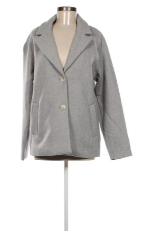 Дамско палто Pieces, Размер L, Цвят Сив, Цена 67,58 лв.