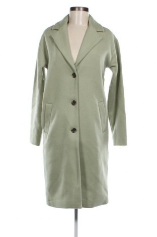 Γυναικείο παλτό Pieces, Μέγεθος XS, Χρώμα Πράσινο, Τιμή 24,72 €